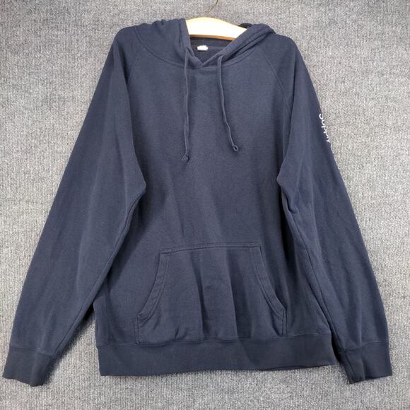 FedEx Supply Chain Uniform Hoodie Mens Size XL Blue Pullover Graphic Logo - Picture 2 of 13